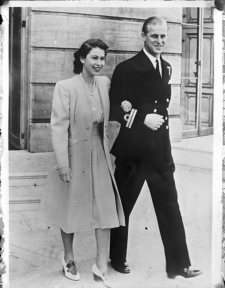Príncipe Felipe de Edimburgo y la Reina Isabel 