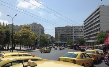 Taxis en Atenas