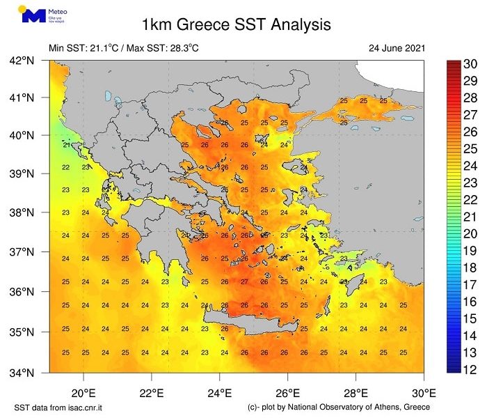 ola de calor en Grecia