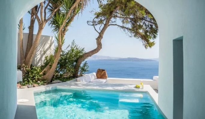 piscina Santorini