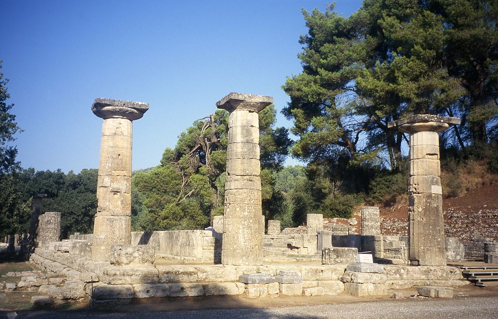 templo de Hera en olimpia