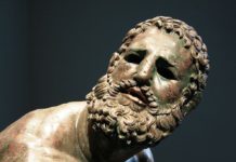 escultura boxeador griego