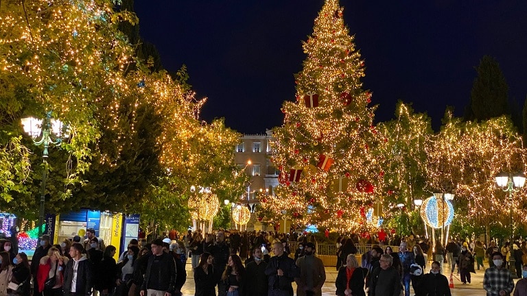 navidad en Atenas